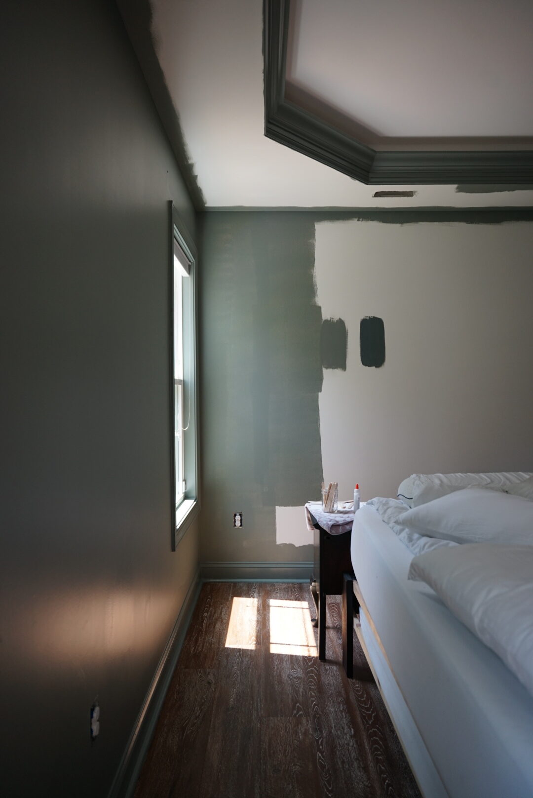 color drenched master bedroom color